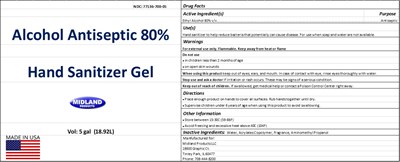 18.92l Label (5 Gal Label   80 Alcohol Gel)